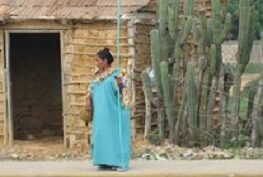 Mujer wayuu en Manaure.