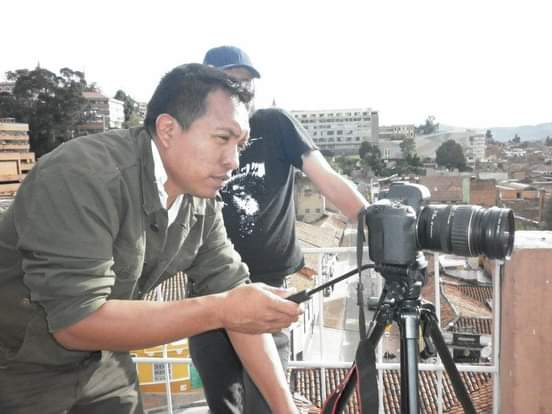 Fotografía Sebastián Epiayu, realizador audiovisual wayuu. 